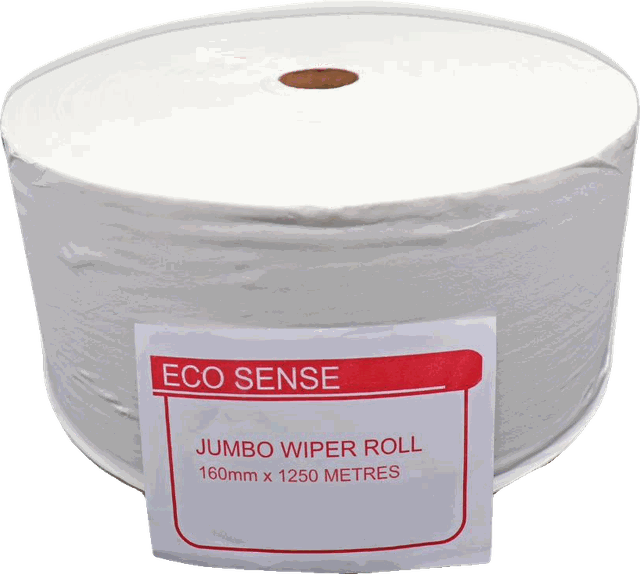Garage roll — jumbo wiper roll, 160mm × 1250m