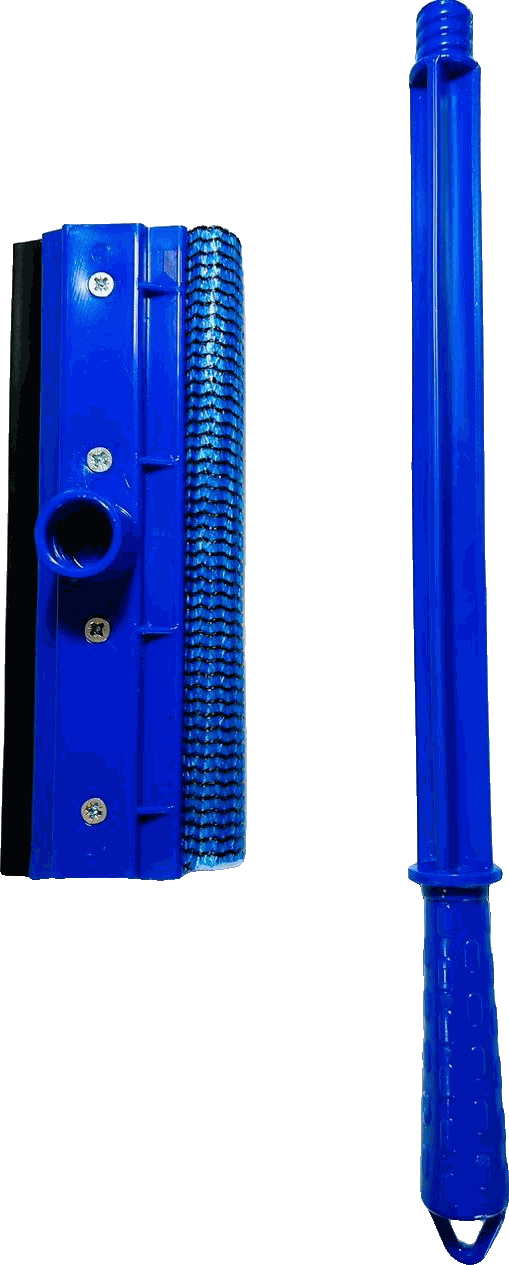 Supply Station squeegee with handle, made in Cape Town